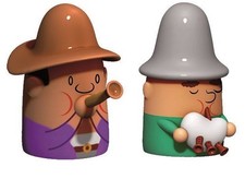 Alessi Presepe Massimo Giacon Alvaro Zampognaro & Gennaro Pifferaro AMGI38SET