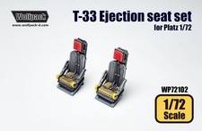 Wolfpack WP72102, T-33 Shooting Star Ejection Seat Set (per Platz), SCALA 1/72