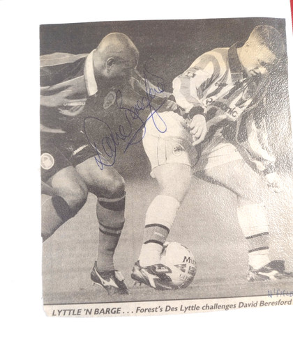 Autografo des lyttle firmato - lyttle,