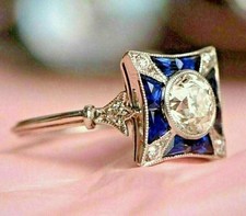 Anello art deco stile - fn,