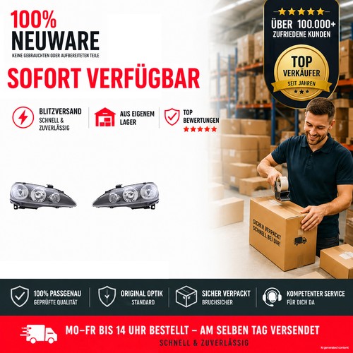 Set fanali alogeno adatto - set,