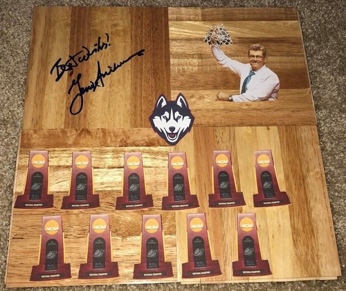 Geno auriemma firmato uconn - firmato,