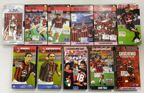 Lotto milan vhs vintage - ac,