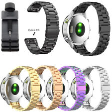 Cinturino Orologio Quick Fit Acciaio Inox per Garmin Fenix 3 6 6X 6S 5 5X Plus