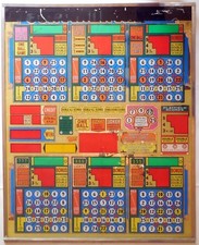 VINTAGE vetro TESTATA FLIPPER