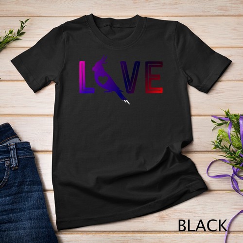 Shirt unisex love cockatiel - t-shirt,