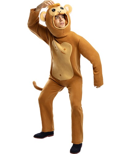 Costume scimmia per adulti - a,