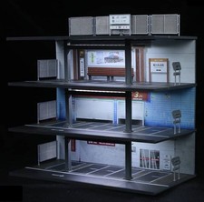 Diorama - Garage in acciaio 3