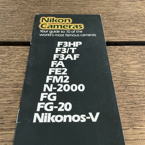 Catalogo fotocamera nikon f3hp - fotocamera,
