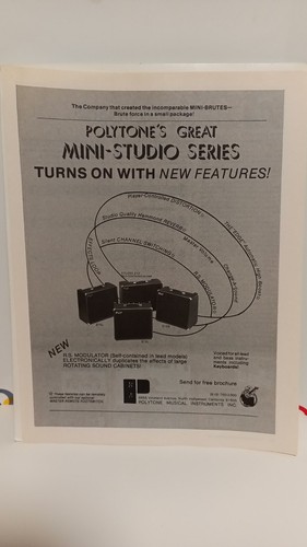 Polytone guitar amplifiers - guitar,