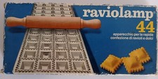 Stampo Raviolamp 44 IPS raviolini mattarello legno scatola vintage ravioli