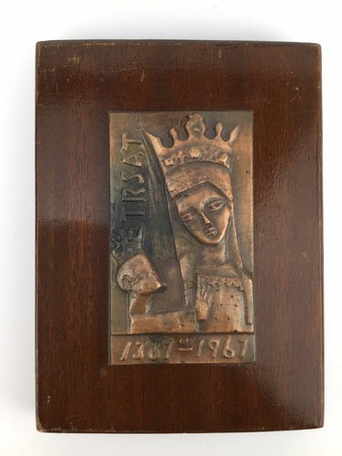 Icona vintage madonna del - vintage,