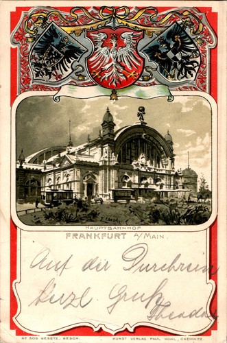 Litho gruss aus - litho, frankfurt