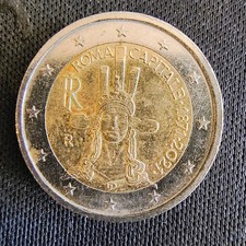 moneta 2 euro 150th anniversario dichiarazione roma capitale