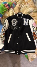 Men's Varsity Off White Jacket