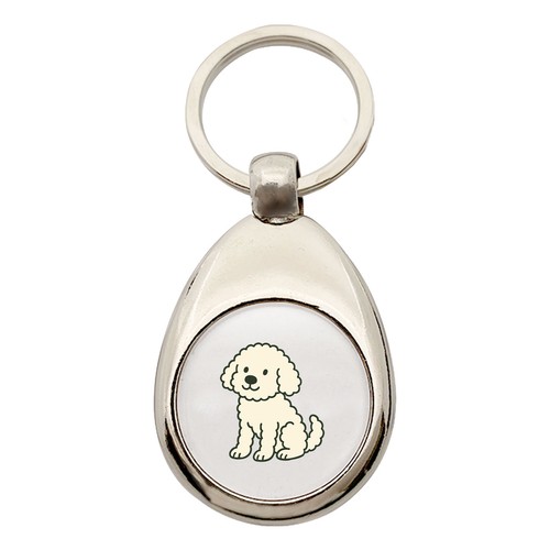 Portachiavi maltipoo fumetto - portachiavi,