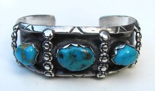Vintage Navajo Sterling Silver