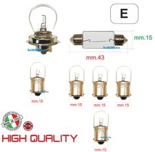 SET LAMPADINE 12V LUCE FARO