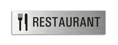 Targa ristorante 160x40 - , mm