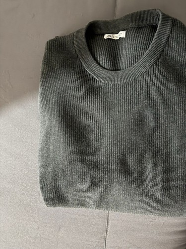 Felpa zara grigia - felpa,