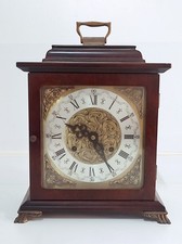 Orologio antico tedesco Kienzle da tavolo meccanico in legno vintage anni 50 60