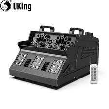 U'King 1500 W macchina per nebbia a bolle RGB 3-in-1 LED DMX bolla di fumo DJ luce di scena