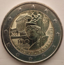 Austria 2 euro 2018 "100°