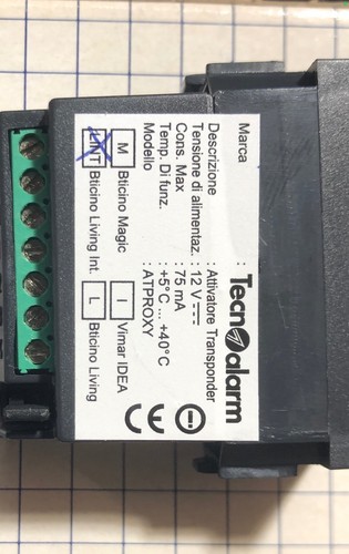 Inseritore trasponder - inseritore,