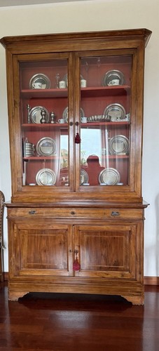Credenza vetrina antica - credenza,