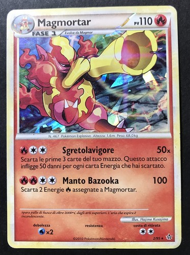 Carta pokemon magmortar - magmortar, 2/95
