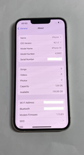 Apple iphone starlight - 14,