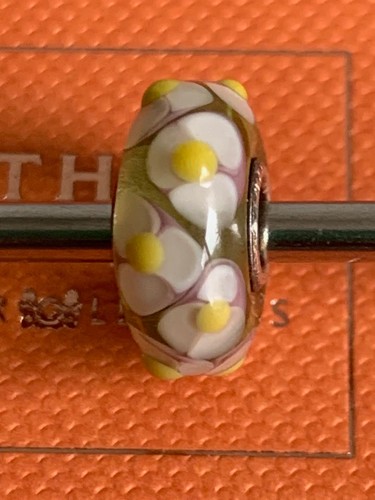 Trollbeads fiori bianchi - fiori,