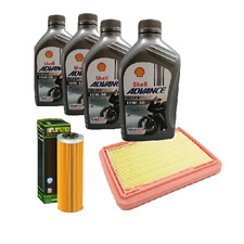 KIT/TAGLIANDO DUCATI PANIGALE/V4 1100 18 FILTRO OLIO ARIA SHELL ADVANCE 15W50