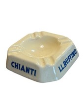 ?Portacenere Posacenere Vintage Chianti Ruffino Marmaca Ceramica Rep San Marino