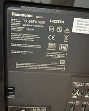 Panasonic TX-65FX780E Tv LED 65" 4K Ultra HD HDR10+ Smart Tv Wifi classe A+