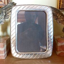 Antica Cornice Portafoto in Argento 925 massiccio anni 70 x foto cm 13x18