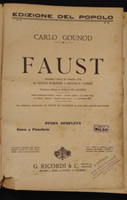 GOUNOD FAUST DRAMMA SPARTITO