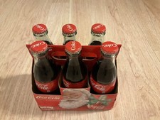 Lot of 6 Bottles Coca Cola in