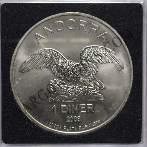 Andorra 2008 dinar oncia - andorra,