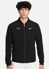 Nike Rafa Nadal Dri-Fit Giacca Tennis Full Zip Nera Uomo Taglia L DV2885-010