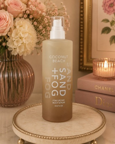 Sand fog coconut beach - +, siero