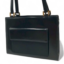 Borsa tote Yves Saint Laurent in pelle nera autentica