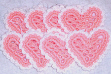 7 cuori fatti a mano