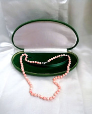 BELLISSIMA COLLANA AMPIO GIROCOLLO IN AUTENTICO CORALLO ROSA VARIEGATO.