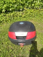 bauletto moto usato kappa nero 35lt con piastra di montaggio 