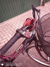 Bici sportiva donna ruote 26 marca Esperia colore rosso bordeaux gomme nuove 