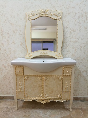 Mobile bagno legno avorio e - in,