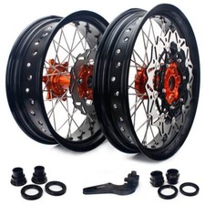 17" Supermoto Cerchi Ruote Dischi Freno per KTM SX XC SXF SX-F EXC 125 250-530