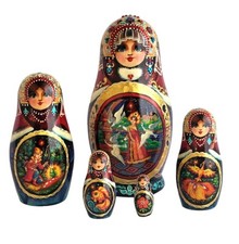 MATRIOSCA BAMBOLE 5 PEZZI