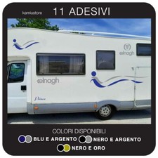 Adesivo Elnagh Prince per camper in vinile prespaziato - kit 11 adesivi